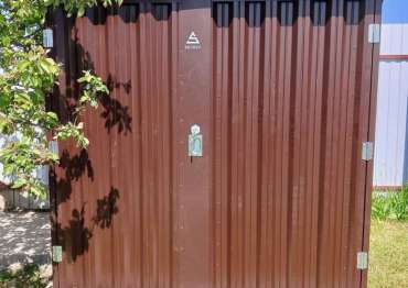 Стильный хозблок для хранения садовых принадлежностей в дер. Денисьево, Можайский р-н, МО 