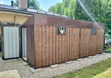 Компактный контейнер для хранения различных вещей в двойной расцветке в КП Визендорф, Пушкинский р-н, МО