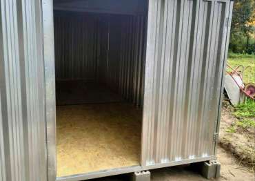 Многофункциональный контейнер для хранения 6 м в цинковом цвете в пос. Цюрупы, Воскресенский р-н, МО