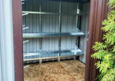 Два удобных хозблока для стройматериалов и инвентаря в шоколадном цвете в дер. Дунино, Одинцовский р-н, МО