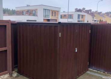 Многофункциональный контейнер для садовой техники в шоколадно-коричневом цвете в г. Саров, Нижегородская область