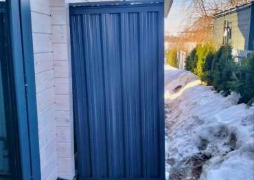 Яркий комплект: 4 мини хозблока и 2 дровницы в графитовом цвете в дер. Нововолково, Рузский р-н, МО