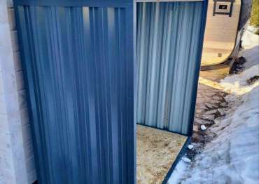 Достойный комплект: 4 мини хозблока и 2 дровницы в графитовом цвете в дер. Нововолково, Рузский р-н, МО