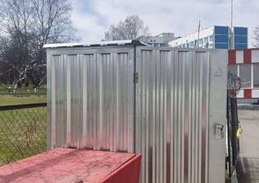 Компактные дровницы для хранения техники на вертолетной площадке, г. Москва