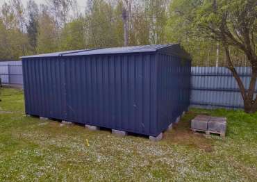 Эргономичный хозблок для прицепа и садовых качелей в графитовом цвете в СТ Сирень, Сергиево-Посадский р-н, МО