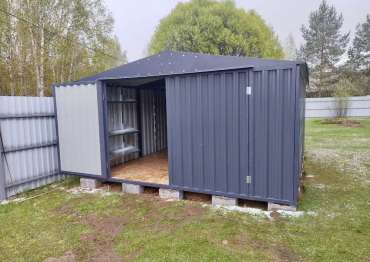 Высококачественный хозблок для прицепа и садовых качелей в графитовом цвете в СТ Сирень, Сергиево-Посадский р-н, МО