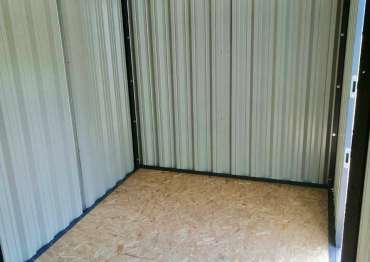 Современный контейнер для хранения садового инвентаря в графитовом цвете в дер. Лаптево, Раменский р-н, МО