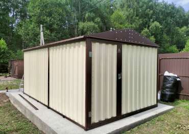 Стильный гараж в с. Башино, Ясногорский р-н, Тульская обл.