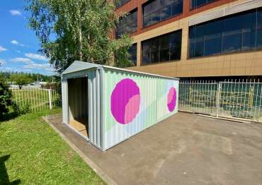 Стильный хозблок для школы искусств, г. Москва