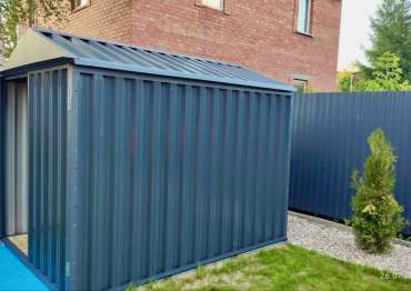 Хозблок в графитовом цвете в дер. Малые Горки, Наро-Фоминский р-н, МО