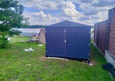 Гараж с увеличенной высотой в дер. Соболево, Тверская обл.