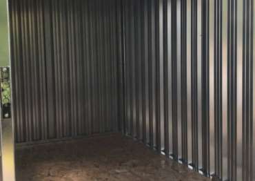 Вместительный хозблок для садового инвентаря в цинковом цвете в дер. Поседкино, г.о. Мытищи, МО