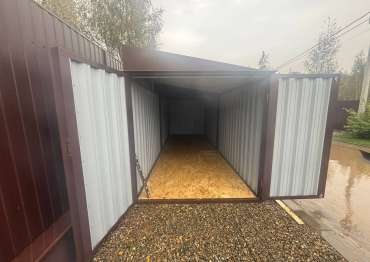 Стильный гараж в цвете RAL в с. Синьково, Раменский г.о., МО