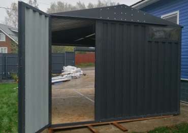 Вместительный гараж для заказчика в дер. Соснино, Волоколамский г.о., МО