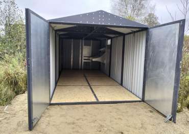 Сборно-разборный гараж для заказчицы в дер. Колюпаново, Калужская обл.