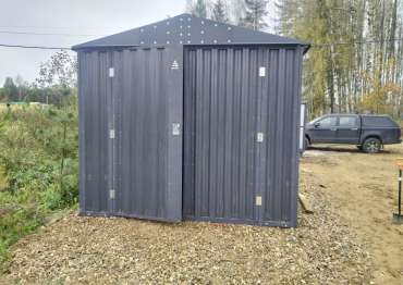 Быстровозводимый гараж для техники в дер. Усково, Ярославский р-н, Ярославская обл.