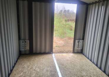 Гараж с пандусами для заезда техники в дер. Усково, Ярославский р-н, Ярославская обл.