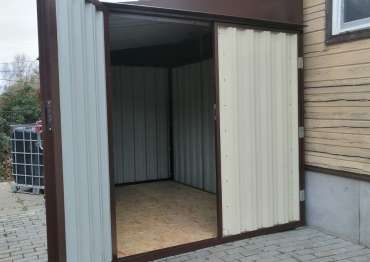 Гараж в комбинированной расцветке в пос. Пролетарский, г.о. Серпухов, МО