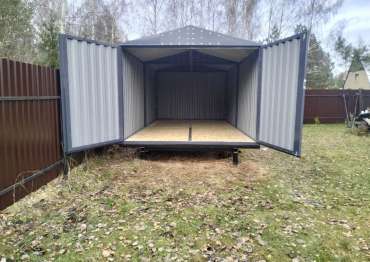 Хозблок с двускатной крышей в дер. Ильинское, Киржачский р-н, Владимирская обл.