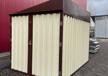 Гараж в комбинированной расцветке в дер. Путилово, Пушкинский р-н, МО