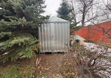 Гараж с двускатной крышей в СНТ Химик, г.о. Ступино, МО