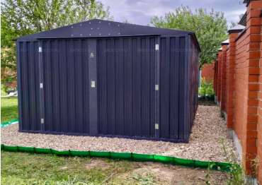 Металлический разборный сарай для хранения с увеличенной шириной SKOGGY 