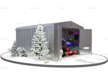 Контейнер для Хранения с Увеличенной Шириной и Высотой SKOGGY 4 м