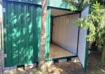 Хозблок для снегоуборочной техники в СТ Первомайское, Павлово-Посадский р-н, МО