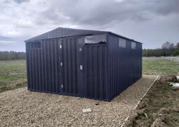 Яркий хозблок в дер. Грешнево, г.о. Клин, МО