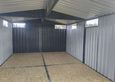 Хозблок для хранения техники и инвентаря в дер. Грешнево, г.о. Клин, МО