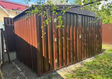 Хозблок для садовой техники и инвентаря в дер. Борзые, г.о. Истра, МО