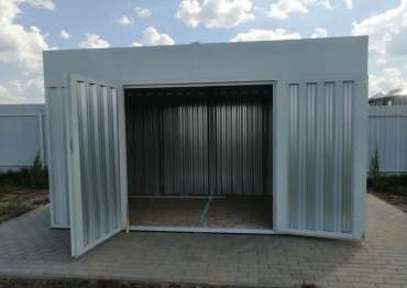 Хозблок в светло-сером цвете в дер. Тетерино, Можайский г.о, МО