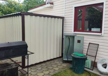 Гараж в комбинированной расцветке в дер. Антропово, г.о. Чехов, МО