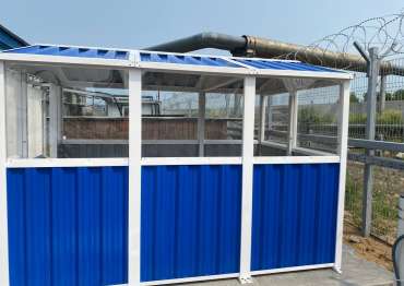 Яркая беседка-курилка в г. Москва