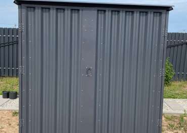 Дровница в графитовом цвете в дер. Матчино, г.о. Домодедово, МО