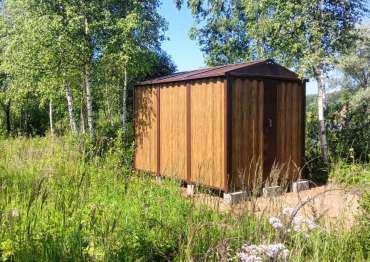 Секционный хозблок в двойной расцветке в дер. Новая, г.о. Серпухов, МО