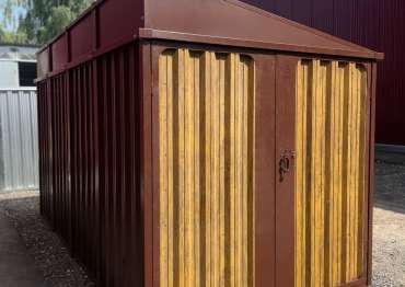 Секционный хозблок с односкатной крышей в дер. Моденово, Можайский р-н, МО