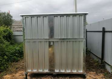 Хозблок с плоской крышей в дер. Слобода, Конаковский м.о, Тверская обл.