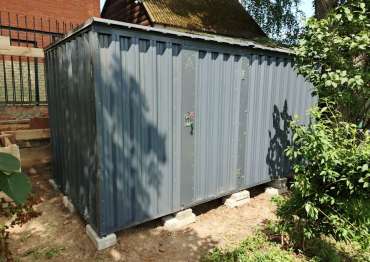 Хозблок с боковой дверью в КП Бариново парк-2, дер. Хряслово, г. Подольск, МО