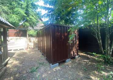 Хозблок в шоколадном цвете в СНТ Солнечный, г. Александров, Владимирская обл.