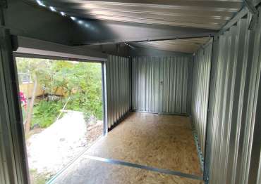 Хозблок в цинковом цвете в с. Молоди, м.о. Чехов, МО