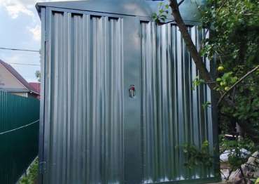 Хозблок с односкатной крышей в с. Молоди, м.о. Чехов, МО