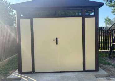 Премиум хозблок с двускатной крышей в дер. Кривоносово, Малоярославецкий р-н, Калужская обл.