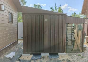 Хозблок с односкатной крышей в дер. Кромино, Наро-Фоминский р-н, МО