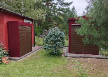 Хозблок + шкаф в двойной расцветке в дер. Волосово, Петушинский р-н, Владимирская обл.