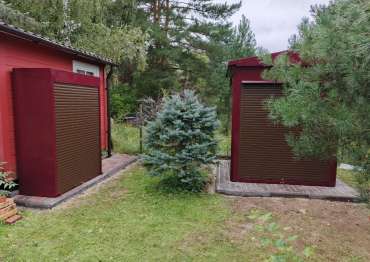 Прочные хозблок и шкаф в дер. Волосово, Петушинский р-н, Владимирская обл.