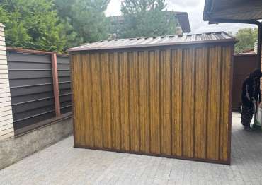 Гараж для квадроцикла в дер. Поляны, Троицкий адм.окр, г. Москва