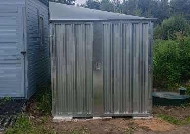 Хозблок с односкатной крышей в дер. Бортницы, г.о. Клин, МО