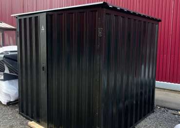 Хозблок в черном цвете в дер. Трусово, г.о. Солнечногорск, МО