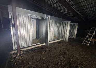 Хозблок в цинковом цвете в дер. Спасское, Ленинский г.о, МО